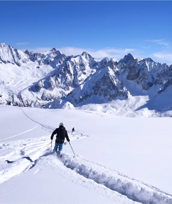 Descente Vallée Blanche Chamonix Guide Haute Montagne